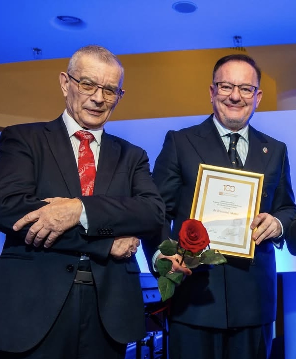 od lewej Julian Auleytner, Ryszard Majer