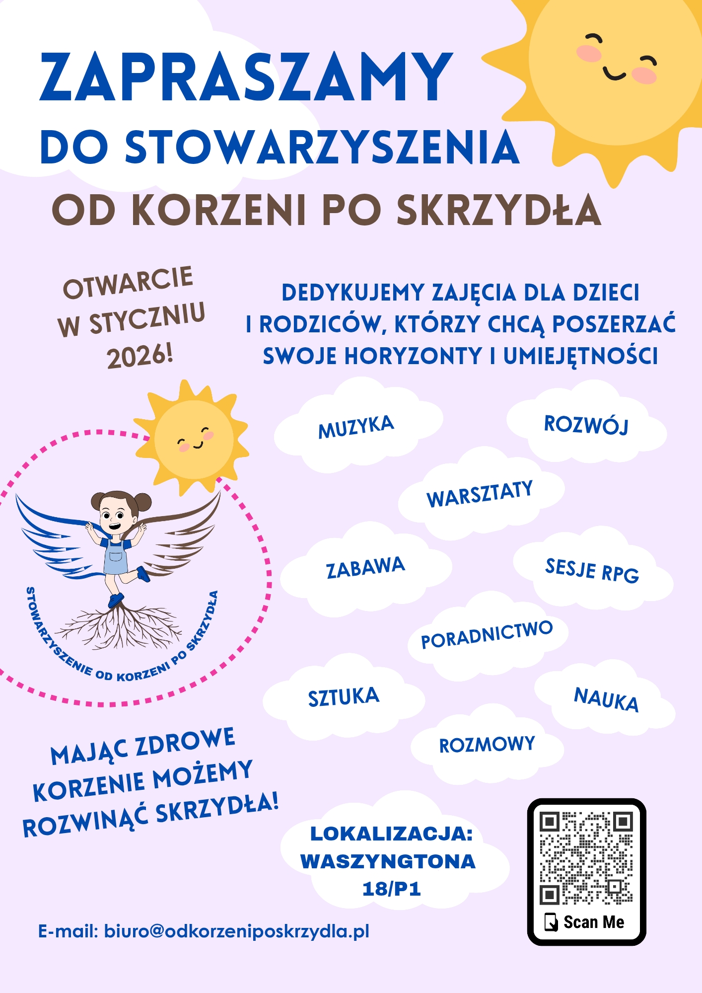 Plakat Stowarzyszenia Od Korzeni Po Skrzydła
