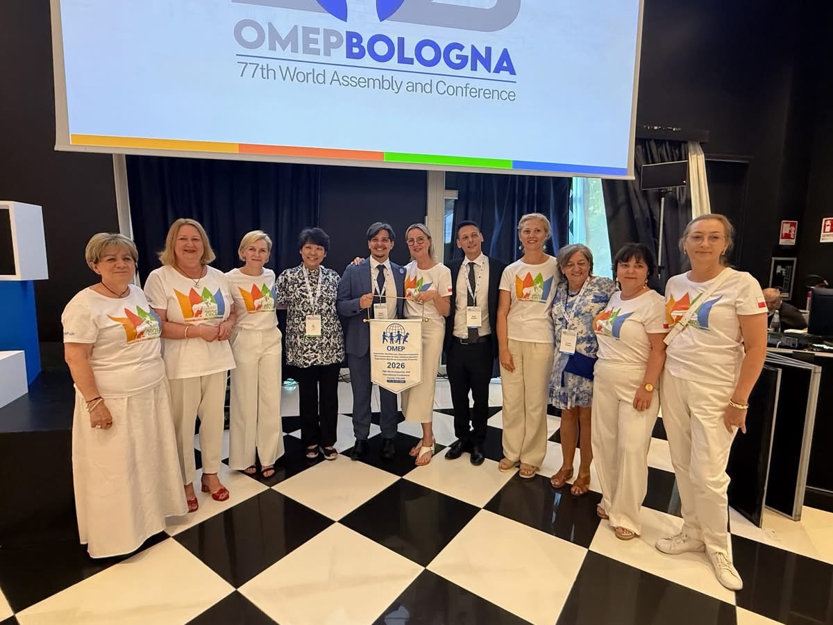 PK OMEP i OMEP Italy - przekazanie proporczyka